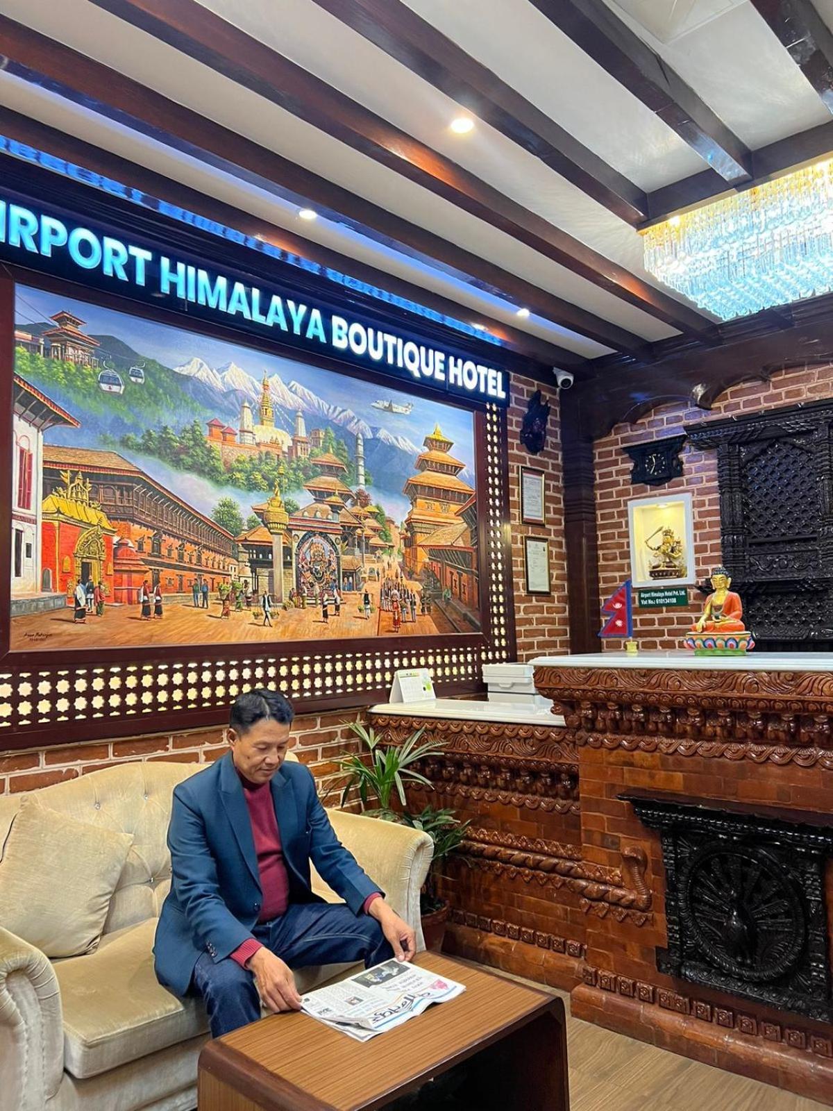 Airport Himalaya Boutique Hotel Kathmandu Exteriör bild